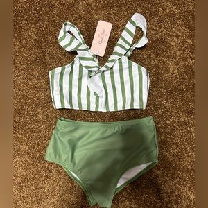 Brand New Toddler Green Bathing suit